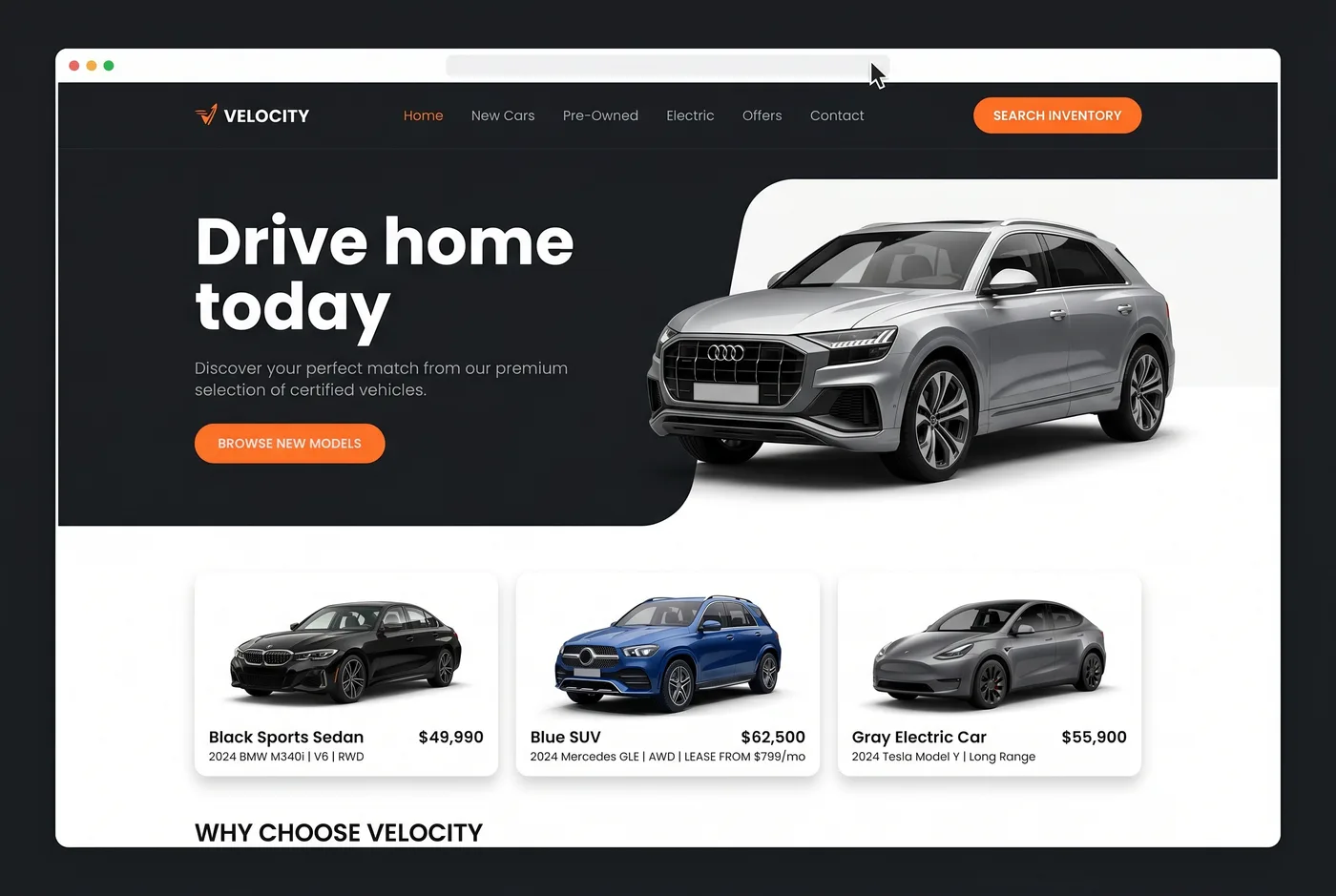 Web de concesionario